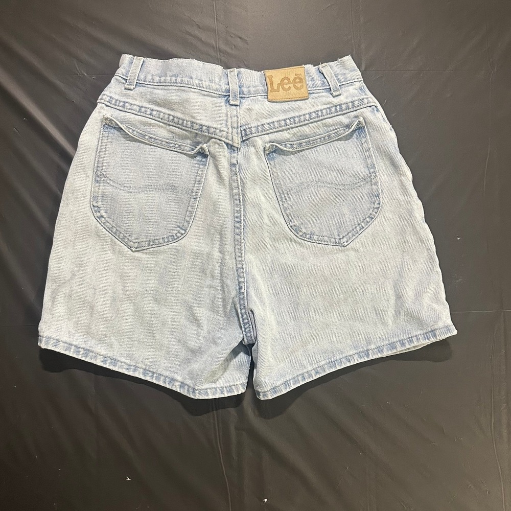 Lee Light Wash High Waisted Denim Shorts Light Blue Size 26 Vintage Aesthetic